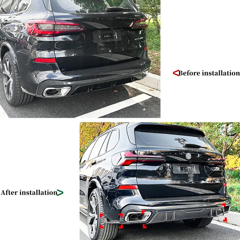 Difusor trasero BMW X5 G05 M Sport ABS – Bodykit tuning - imagen 2