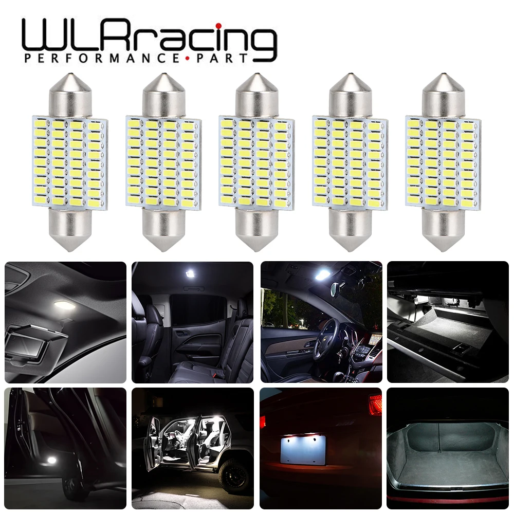 Bombilla LED 36mm C5W 6418 blanco 6000K para interior coche