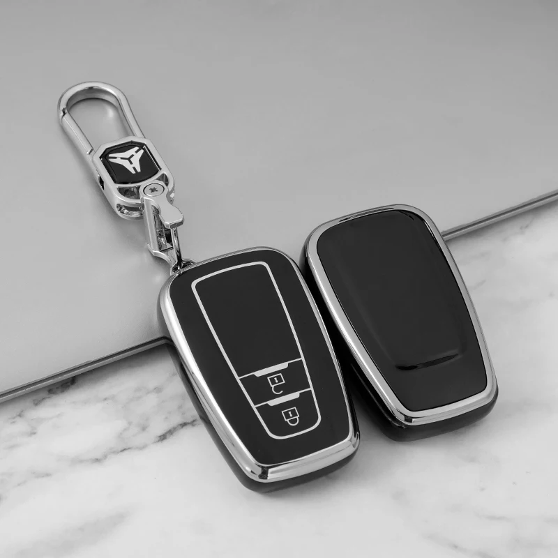 Funda de TPU en distintas configuraciones para llaves Toyota