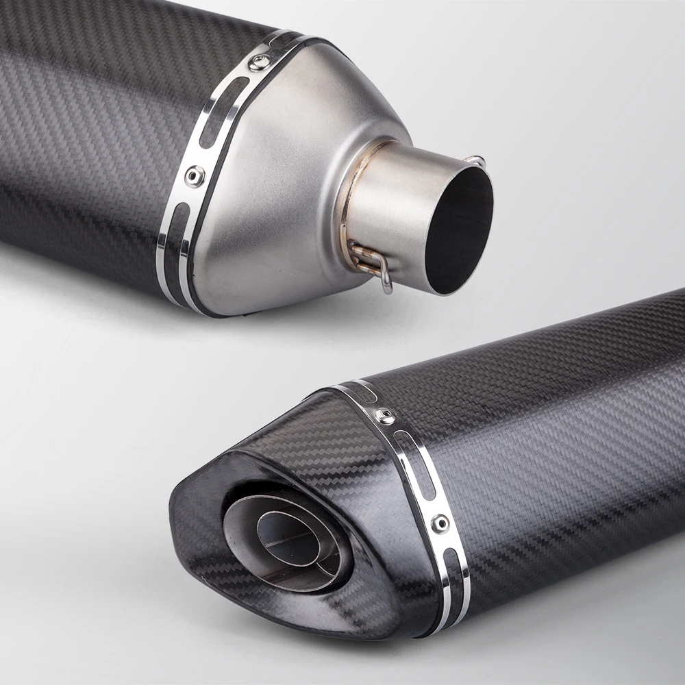silenciador fibra de carbono CFMOTO 450SR escape motocicleta - imagen 5