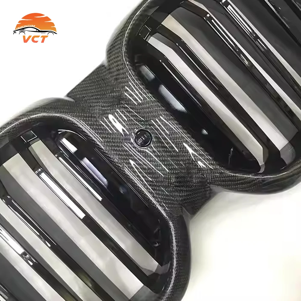 Parrilla radiador fibra de carbono BMW X3 X3M X4 X4M - imagen 2