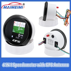 Velocímetro digital GPS multifunción con odómetro y temperatura agua