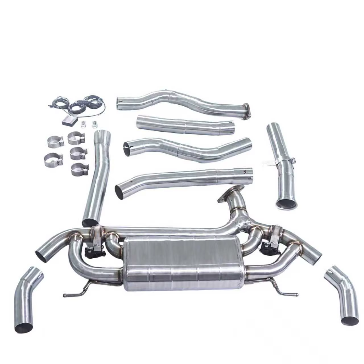 Escape cat-back GFC con válvula para BMW 330e G20 2.0 T B48 (2019-2024) - imagen 3