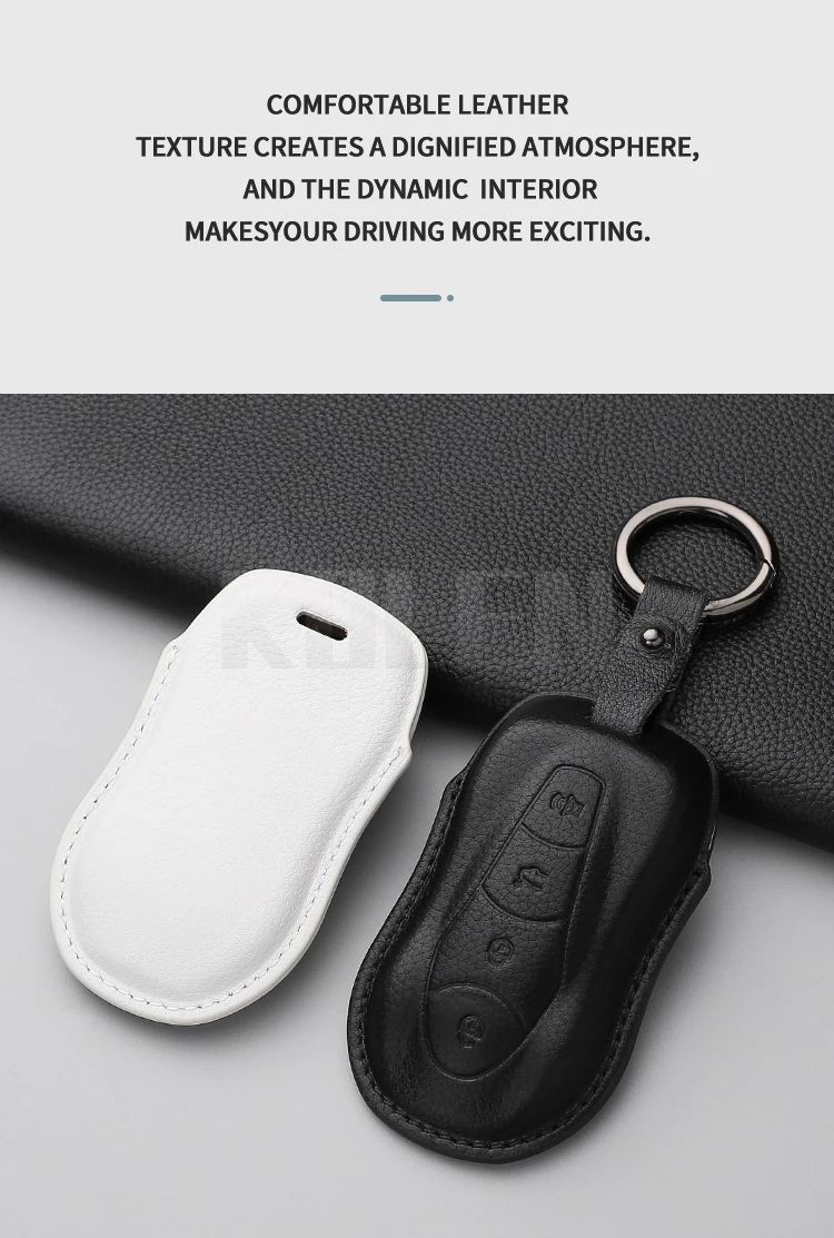 Carcasa de cuero para llave Geely de uso cotidiano