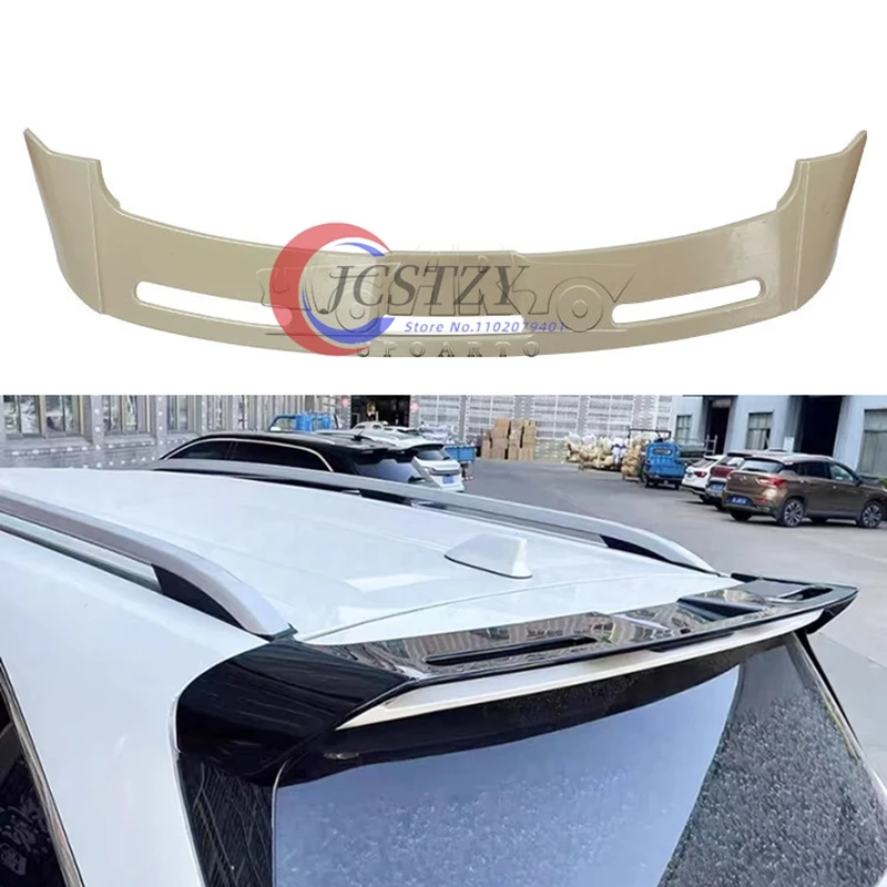 Kit de carrocería de alerón de techo trasero, accesorios para Toyota Sienna 2021 2022 2023, ala de labio de maletero negro brillante ABS de alta calidad