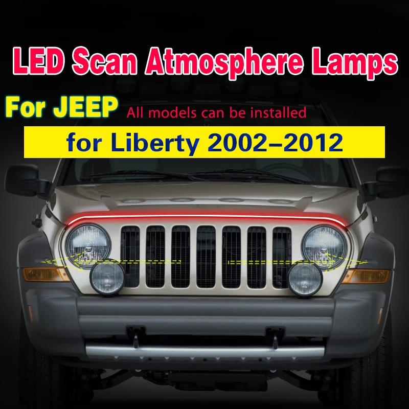 Luz diurna LED antiniebla para Jeep Liberty 2002-2012