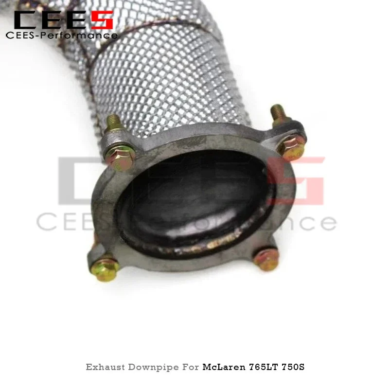 Cees tubo de escape inox sin silenciador McLaren 765LT 4.0T - imagen 4