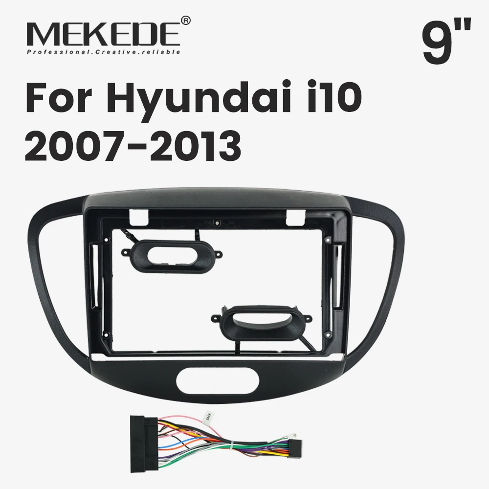 Marco autorradio MEKEDE 9 pulgadas para Hyundai i10 2007-2013
