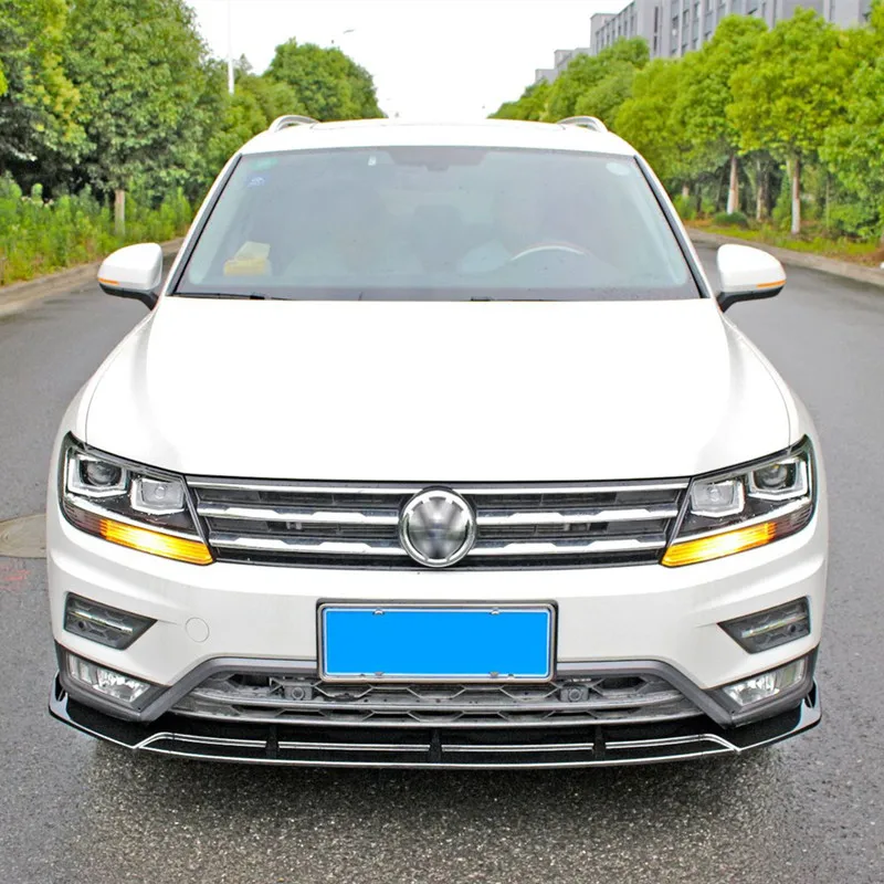 Separador delantero VW Tiguan 2017-2020 aerodinámico negro carbono - imagen 2