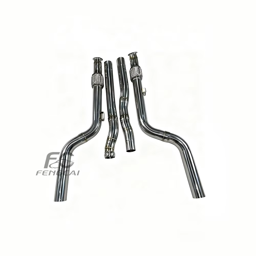 Tubo intermedio de escape inoxidable para Mercedes-AMG C43/GLC 43 - imagen 4