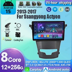 Autoradio Android con CarPlay para SsangYong Korando y Actyon II