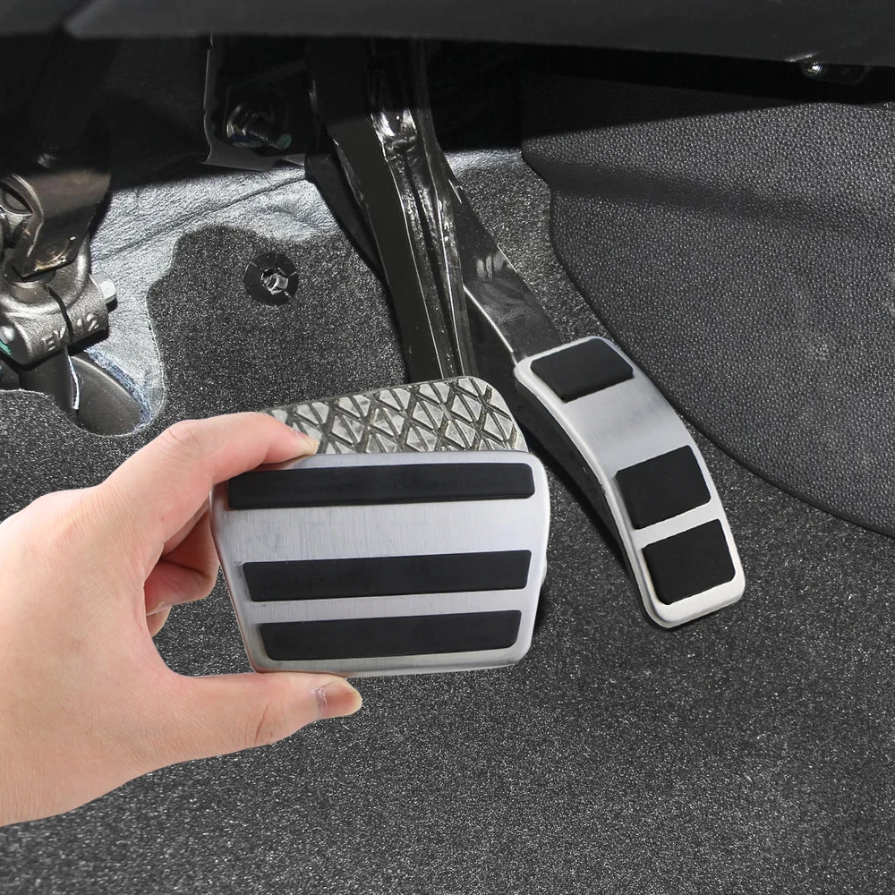 Kit cubiertas pedales acero inoxidable Ford Fiesta Mk7 - imagen 5