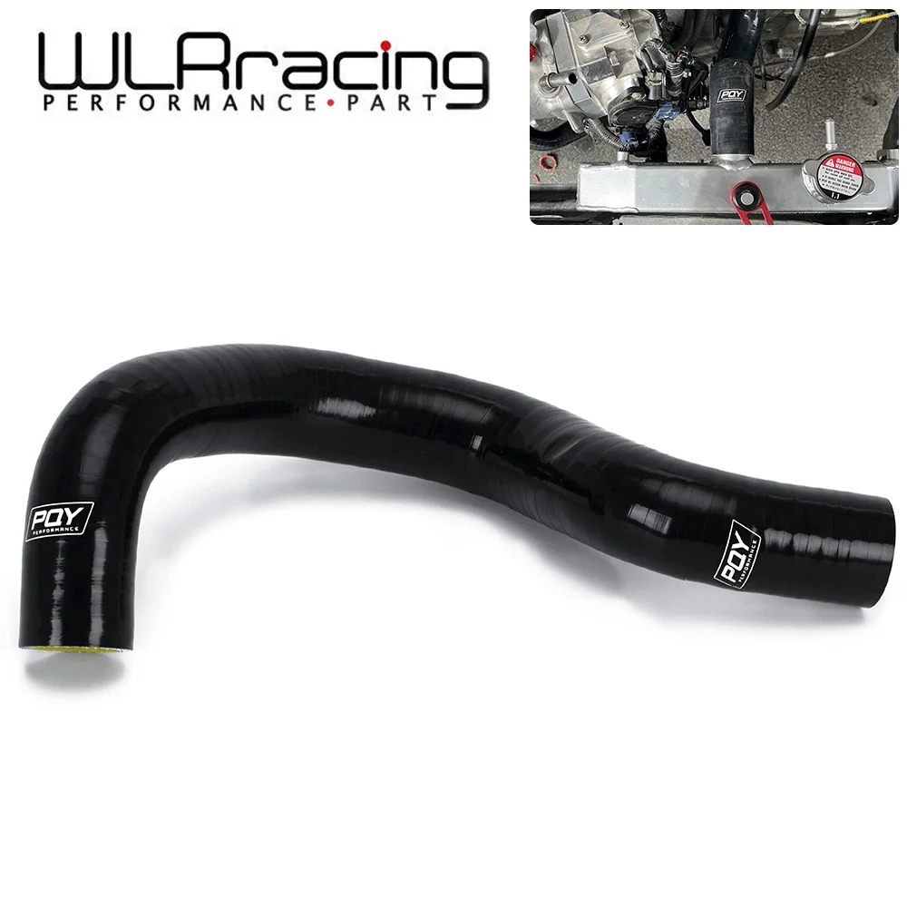 WLR-Kit de manguera de silicona para radiador, accesorio para K20-K24 SWAP EG EK CRX EF SOL INTEGRA CIVIC, WLR-LX1306BK-QY negro y amarillo
