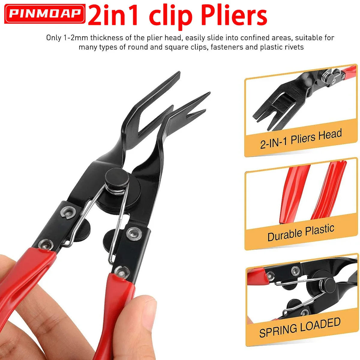 Kit extractor clips de puerta y palanca de desmontaje para coche