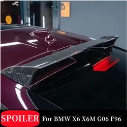 Alerón trasero BMW X6M G06 fibra carbono negro