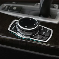 Embellecedor de botonera multimedia en acero inox. BMW X1/X3/X5/X6