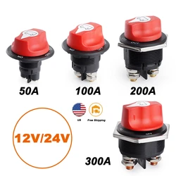 Interruptor seccionador de bateria 12V 50-300A para Rally - coches