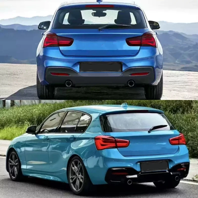 Kit tuning BMW 1er F20 2015-2018 paragolpes faldones luces - imagen 5