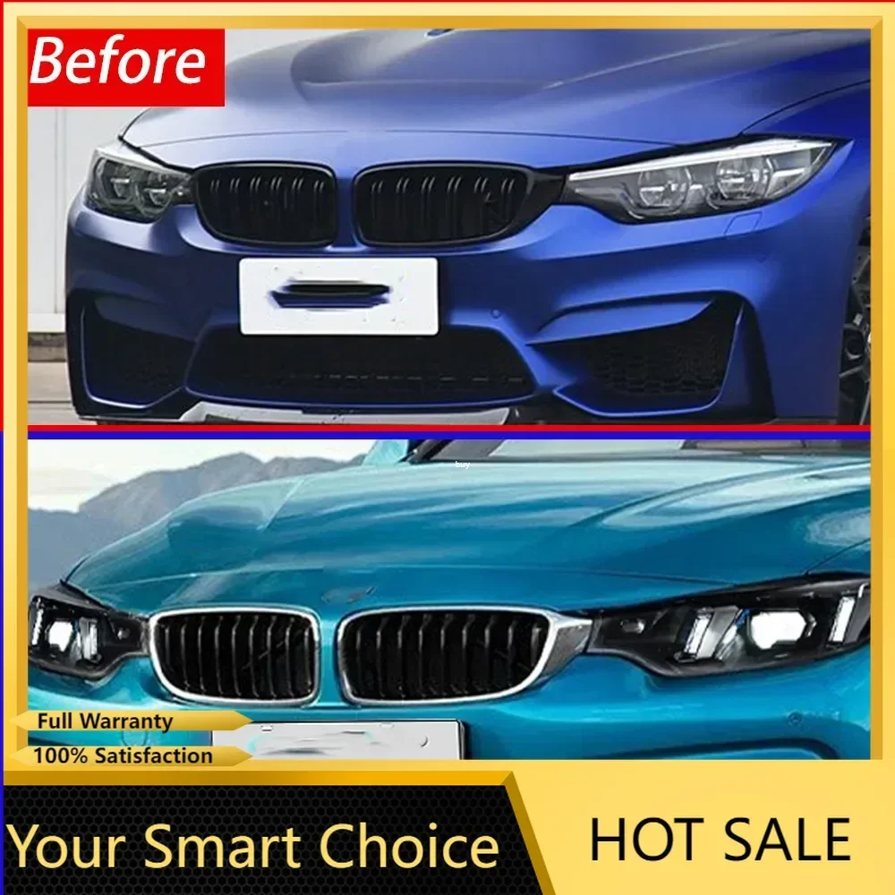 Faros LED BMW Serie 4 F32/F82/F36 2013-2019 efecto bienvenida - imagen 2