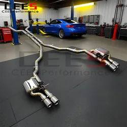 Sistema escape catback CEES BMW M6 E63 V10 5.0L Valvetronic
