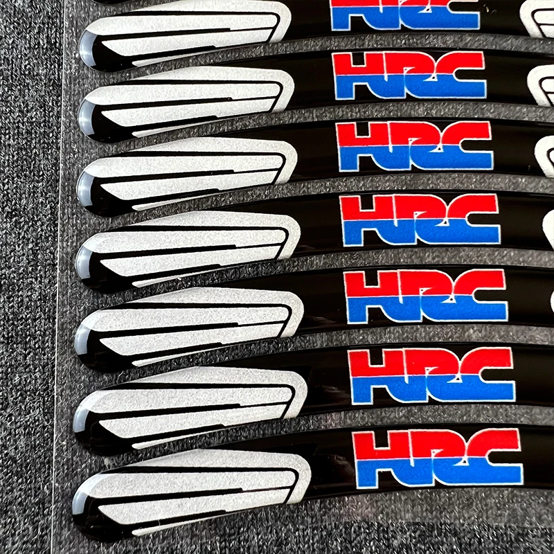 Calcomanías reflectantes 3D para ruedas de moto Honda HRC - imagen 5