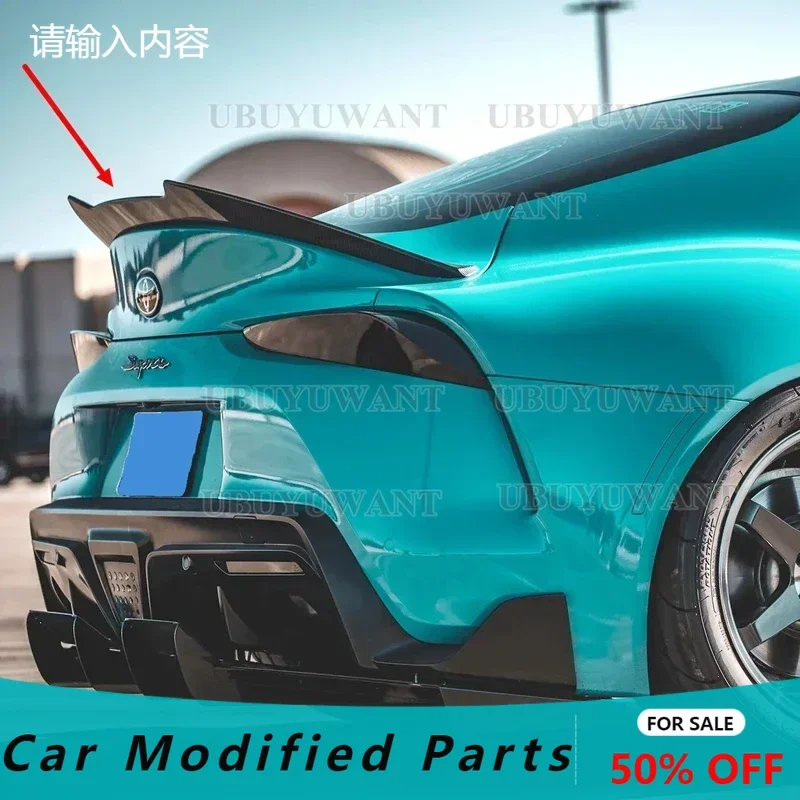 Alerón trasero V fibra de carbono – Toyota Supra A90 MK5 tuning deportivo - imagen 5