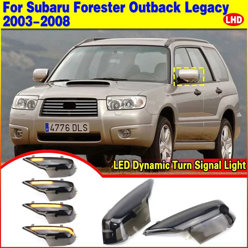 Luces LED intermitentes espejo lateral – Subaru Forester Outback 03-08