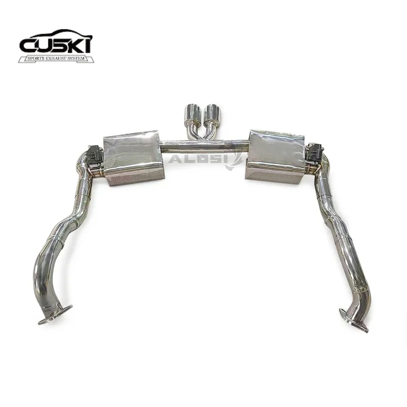 Sistema de escape Cat-Back en inox para Porsche 981 Cayman/Boxster