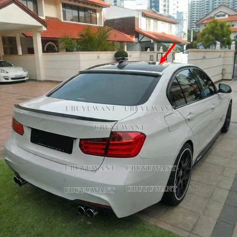 Alerón techo trasero fibra de carbono BMW Serie 3 F30 M3 F80 negro - imagen 5