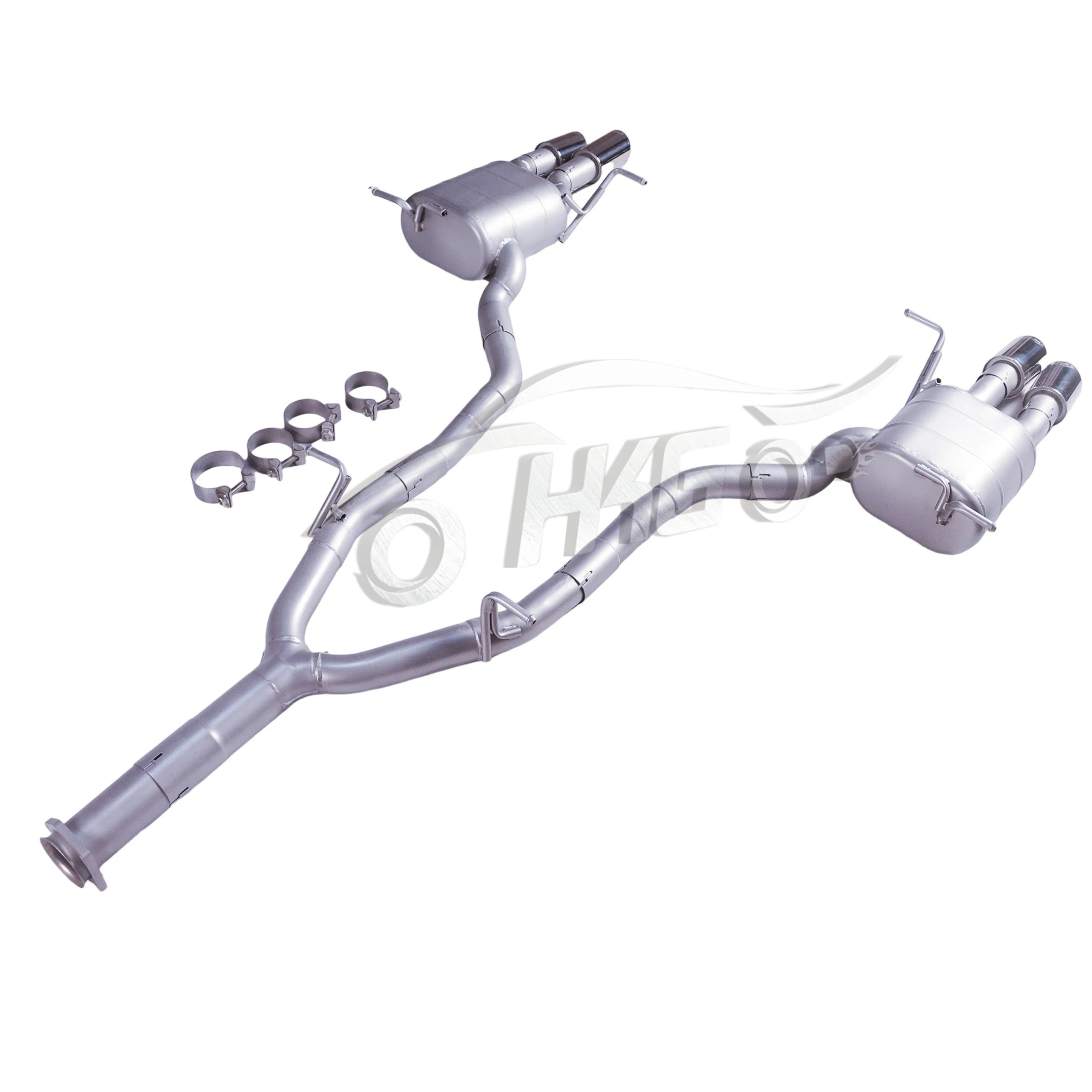 Escape deportivo SUS304 Mercedes SLK200 1.8T – 4 puntas – silenciador válvula