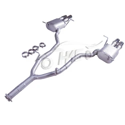 Escape deportivo SUS304 Mercedes SLK200 1.8T – 4 puntas – silenciador válvula