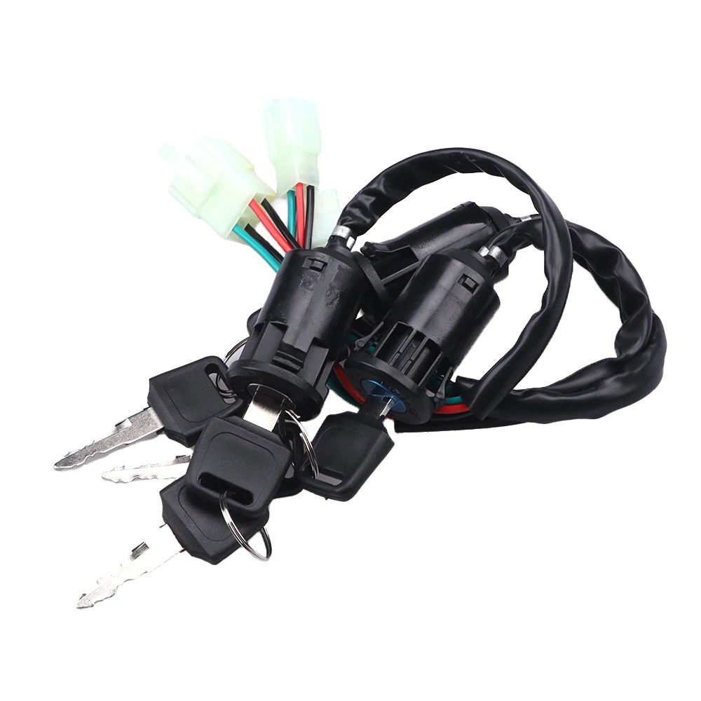 Interruptor de encendido 2/4 cables con 2 llaves para moto y quad - imagen 4