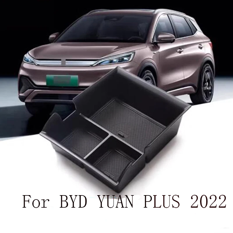 Compartimento de almacenamiento para el reposabrazos del BYD Atto 3