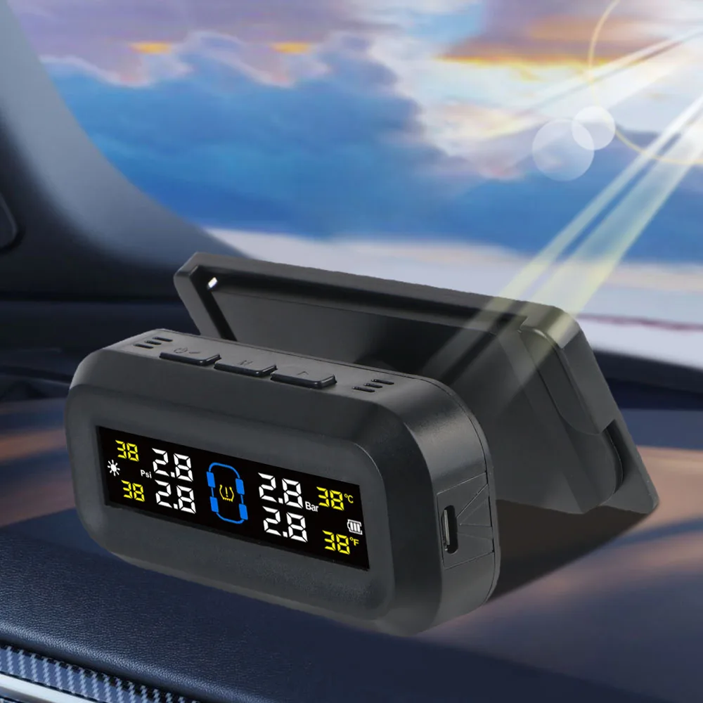 Monitor TPMS LCD para coche con temperatura y presión de neumáticos - imagen 4