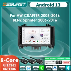 Radio 2DIN con CarPlay y Android Auto para Sprinter y Crafter