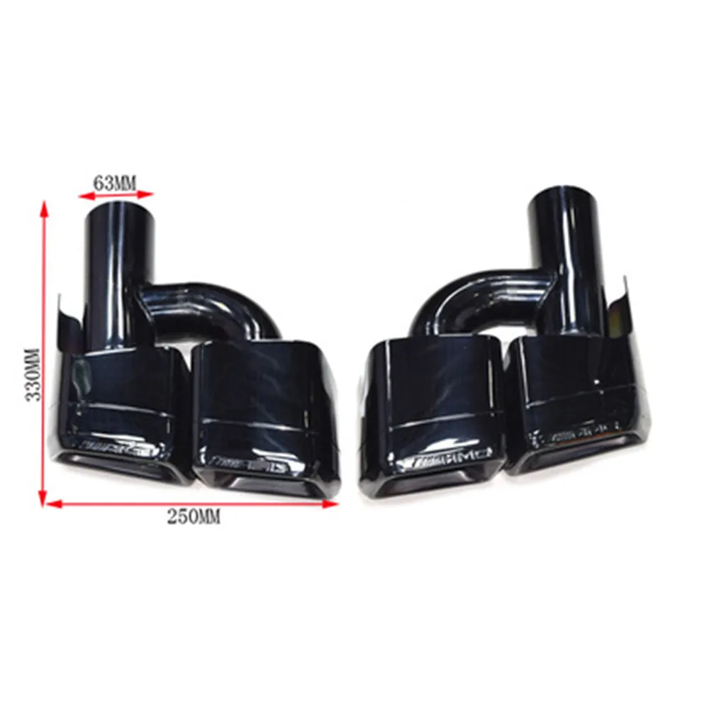Terminales de escape de acero inoxidable 304 para Mercedes-Benz W204/W212 E63 - imagen 3