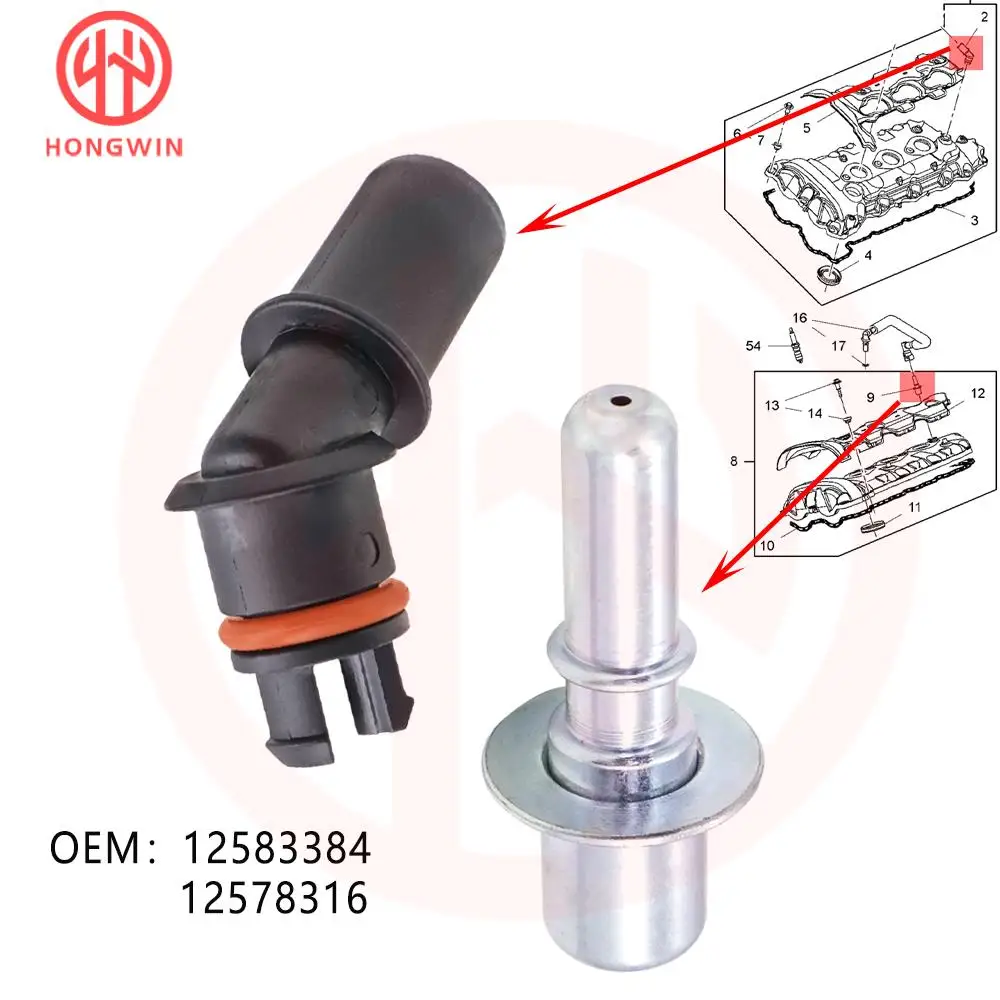 Válvula PCV 12583384 para Cadillac CTS ATS Buick LaCrosse Chevrolet Impala