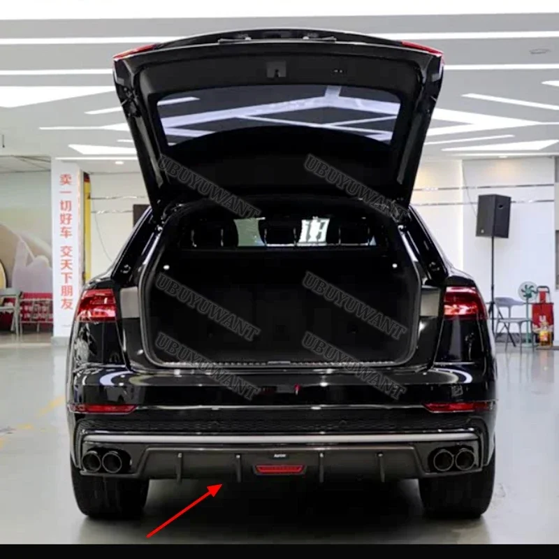 Alerón trasero fibra de carbono Audi Q8 SQ8 2019-2023 – Negro mate - imagen 4