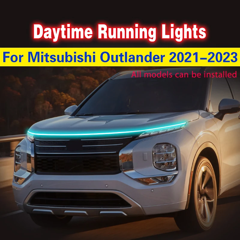Luces diurnas LED impermeables para Mitsubishi Outlander 2021-2023