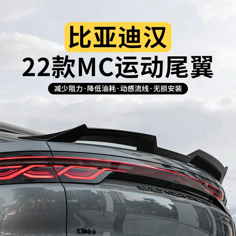 Alerón deportivo ABS fibra de carbono para BYD Han E9 EV 2020-2023