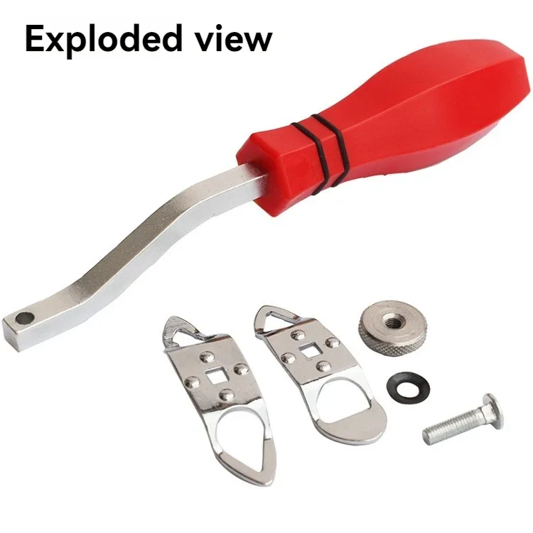 Herramienta de montaje de núcleo de tira de sellado de núcleo, gancho de vidrio automotriz de tres boca - imagen 4