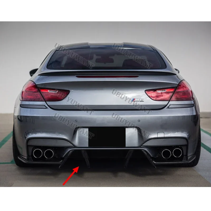 Difusor de carbono para BMW Serie 6 visto lateral