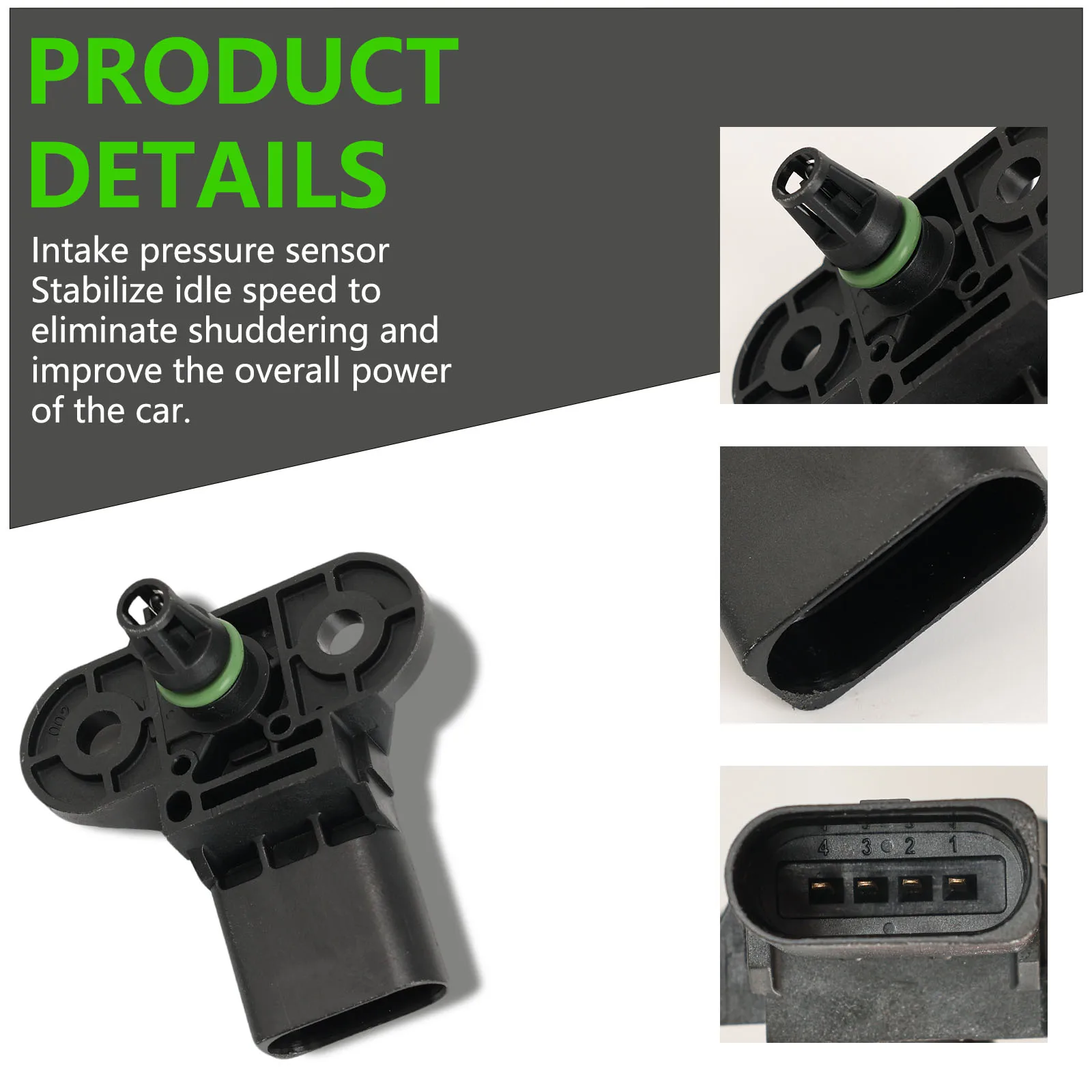 Sensor MAP presión absoluta colector para Skoda y Seat - imagen 3