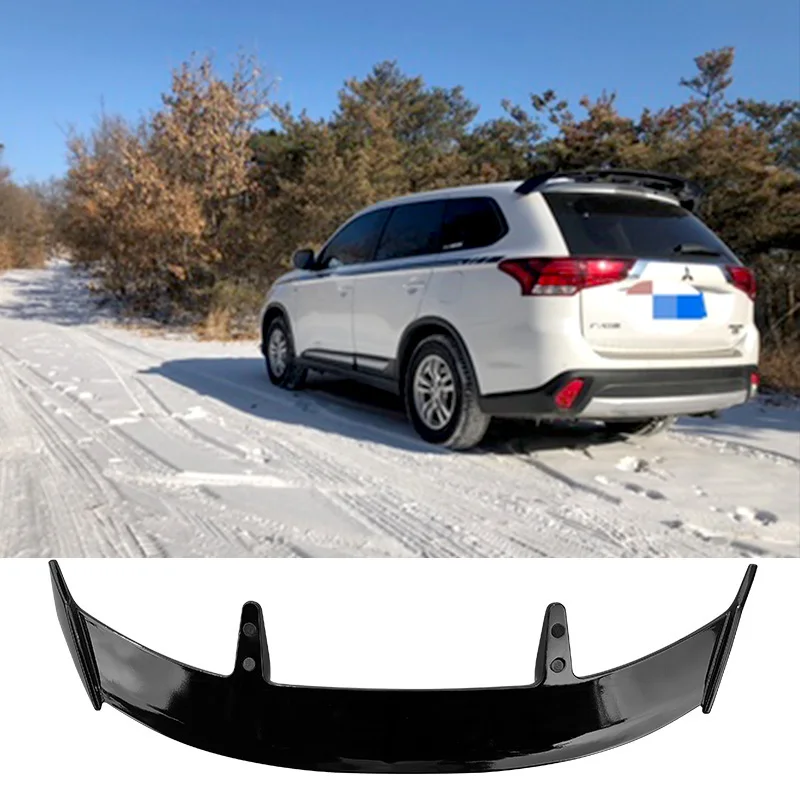 Alerón trasero ABS negro brillo para Mitsubishi Outlander 2006-2020