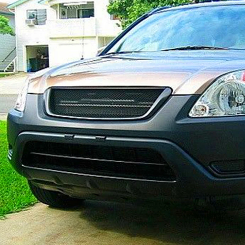 Parrilla delantera FRP negra mate deportiva Honda CR-V 2001-2004 - imagen 3