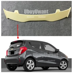 Alerón trasero de techo ABS negro brillo para Chevrolet Spark hatchback