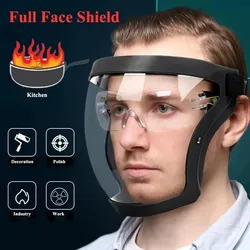 Pantalla facial transparente reutilizable resistente al calor