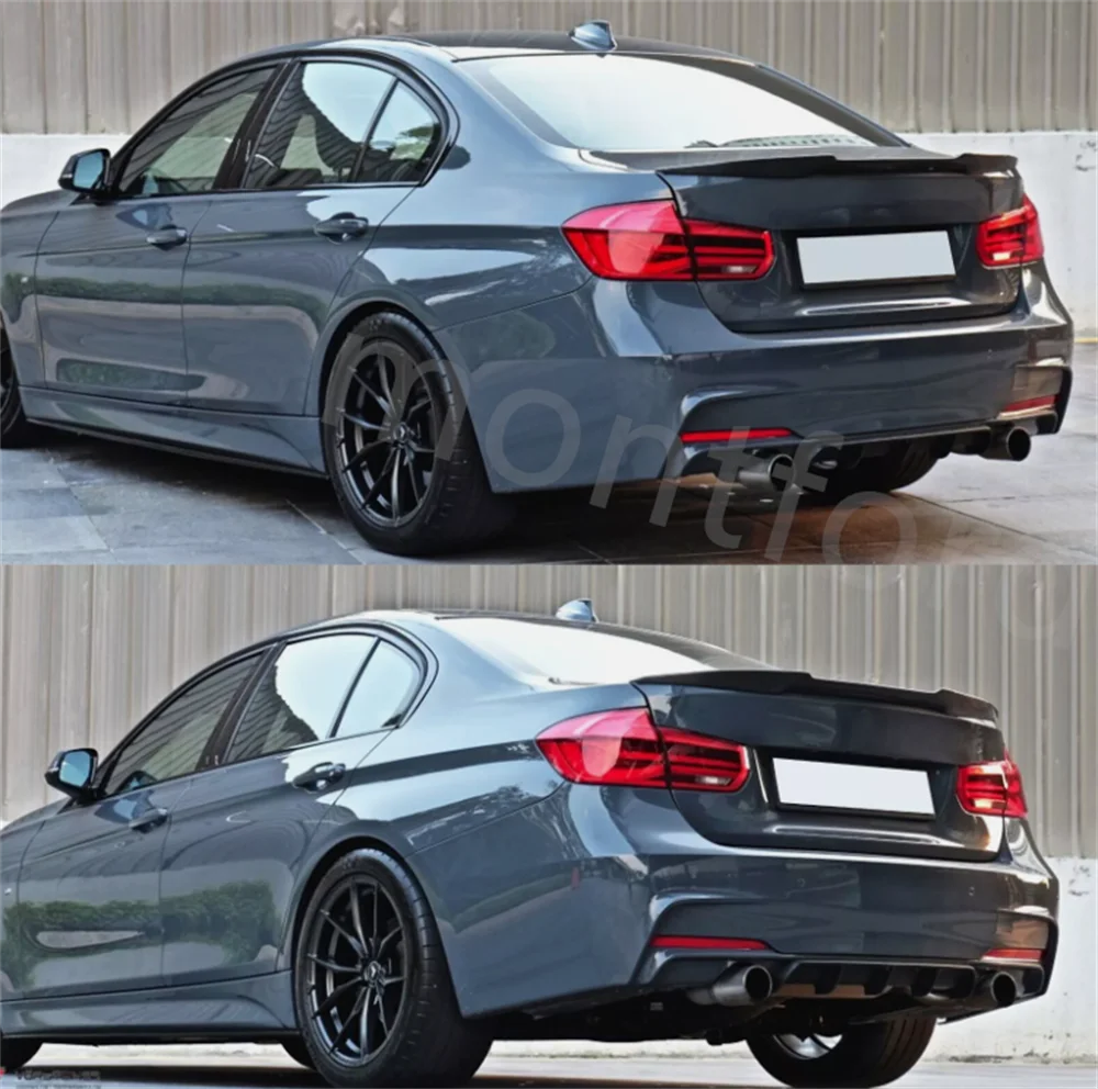 Alerón ABS negro estilo M4 para BMW Serie 3 F30 2012-2018 - imagen 3