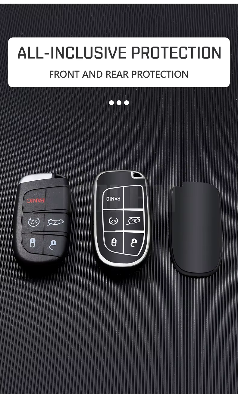 Vista de la funda de TPU para mando de coche