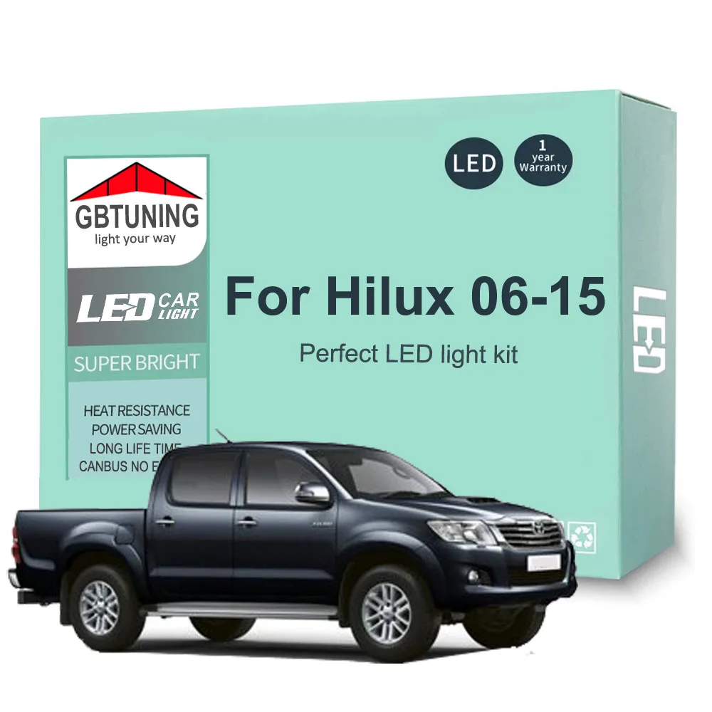 Kit bombillas LED interior Canbus para Toyota Hilux 2006-2015